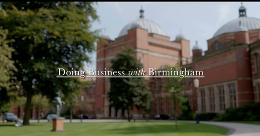 Doing Business with Birmingham University - video grab