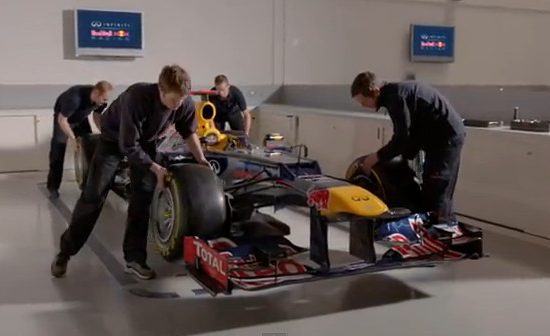 Red Bull Racing RB9 2013 F1 car - from video