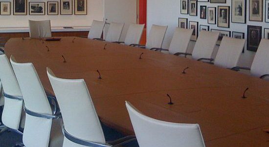Board room table - image courtesy of Wiki Commons