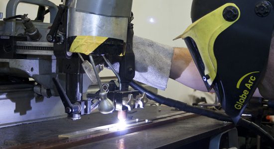 Stephen Newby of Full Blown working on his latest project.