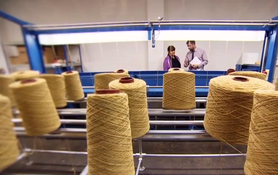 UK wool industry is spinning back into business according to CNN - video grab low res