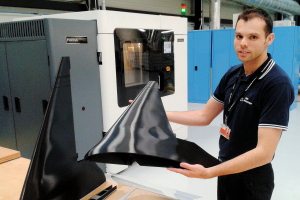 Parts for the UAV made with Fused Deposition Modelling (FDM) technology - image courtesy of AMRC