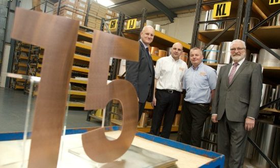 Image Left to Right: Ian Whateley, Stuart Weston, Chris Bal and Alan Rollason (all Advanced Chemical Engineering).