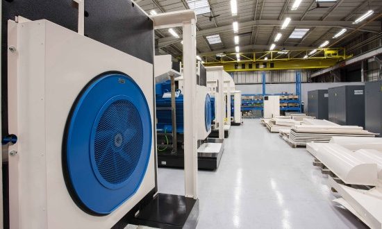 Atlas Copco's Systems Hemel Hempstead custom engineering workshop