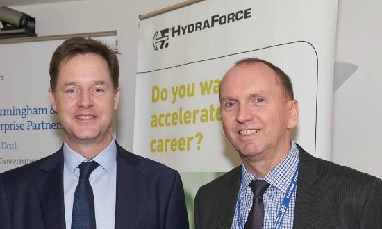 DEPUTY PRIME MINISTER CHOOSES HYDRAFORCE TO SIGN £357 MILLION GROWTH DEAL FOR BIRMINGHAM
