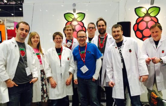 The Raspberry Pi crew out helping to raise the profile of computer programming
