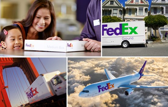 The many modes of transport for FedEx - image courtesy of FedEx/