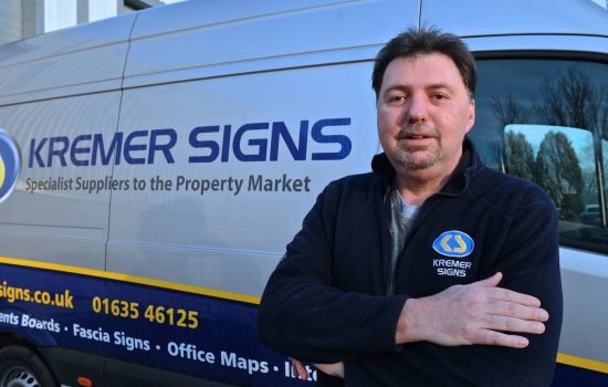 Steve Gosney, managing director, Kremer Signs.