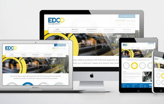 EDCO' new website aims to showcase its manufacturing and technical expertise.