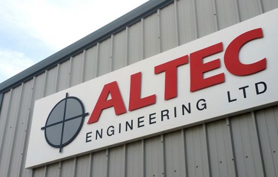 Altec Engineering Main Building Sign