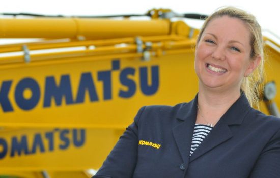 Kathryn Mullins, design engineer and STEM ambassador, Komatsu UK