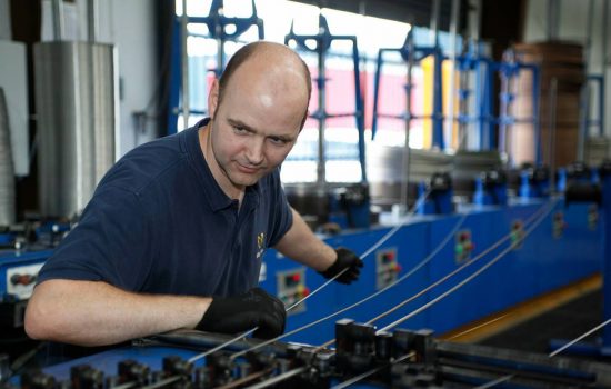 Alloy Wire's Stuart Hardwick - wire annealing technician