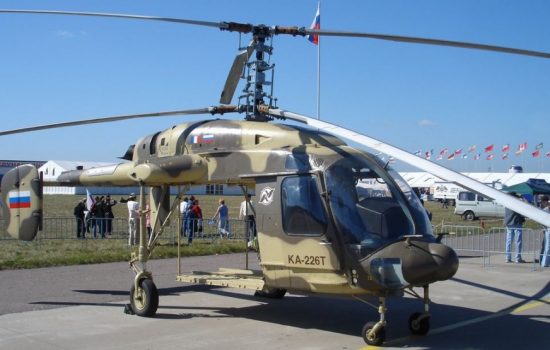 A Russian Kamov Ka-226 helicopter. Image courtesy of Wikipedia Commons.