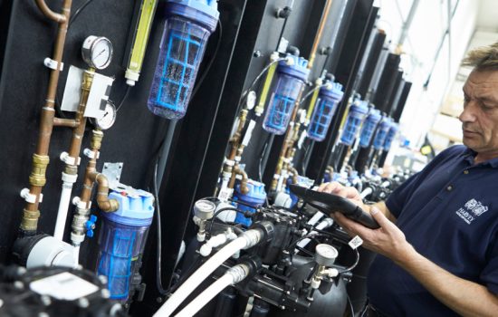 Inside the Harvey Water Softeners factory where investment is a key priority - image courtesy of Harvey Water Softeners.