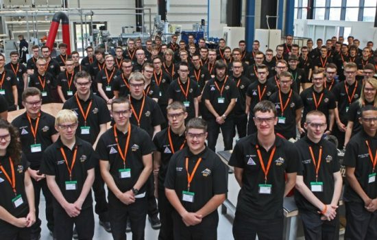 first year, apprentices, AMRC Training Centre, Advanced Manufacturing Park, Rotherham, cohort