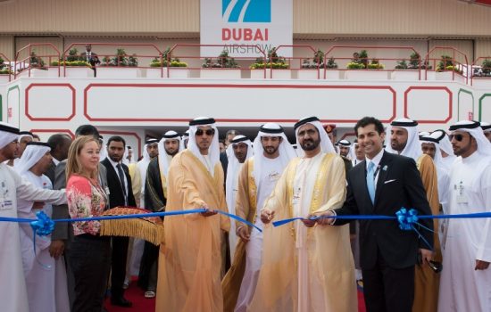 The opening of the Dubai Airshow - image courtesy of the Dubai Airshow