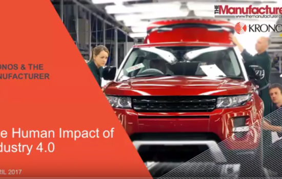 The Human Impact of Industry 4 webinar featured image - image courtesy of Kronos