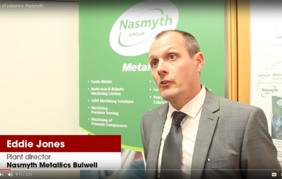 Eddie Jones, plant director at Nasmyth Metallics Bulwell