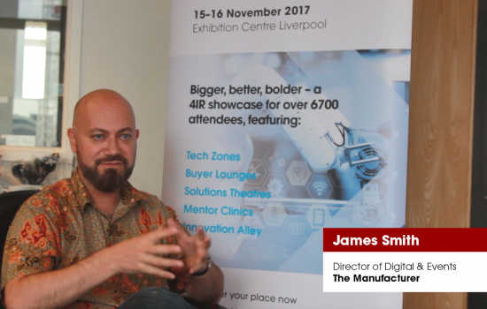 James talking about SFE, screen shot