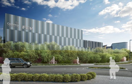 Advanced Powertrain - Artist’s impression of the new low carbon technology centre whose construction will begin soon on Coventry University’s Technology Park.