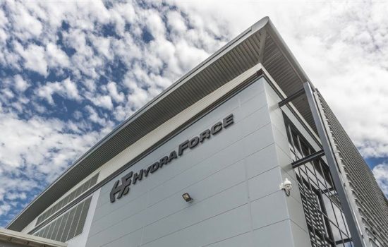 The award-winning manufacturer, which employs almost 500 people and moved into a brand new purpose-built factory in 2015 - image courtesy of HydraForce.