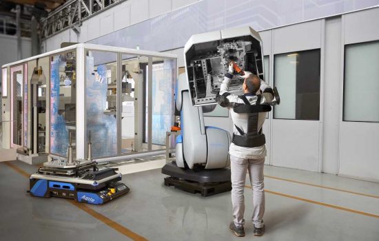 Objective of IUVO is the design, development and experimental validation of a cognitive wearable robot for functional assistance of lower-limb motion - image courtesy of Comau