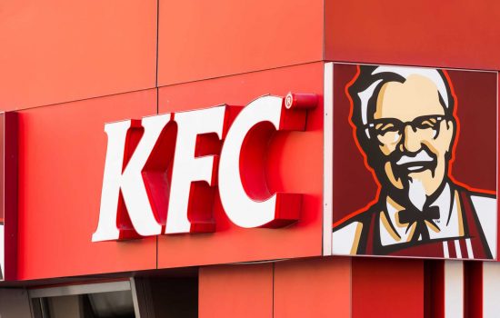 Kentucky Fried Chicken Restaurant Sign - KFC Chicken Shortage - image courtesy of Depositphotos.