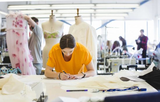 The College and Millfields Trust are launching a company to support British fashion manufacture - image courtesy of Plymouth College of Art.