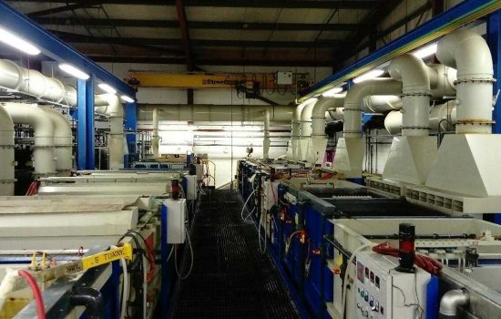 The Scottish coatings company,is backing ongoing growth in Scottish manufacturing industry after investing £800,000 in a new plating line - image courtesy of Surface Technology.