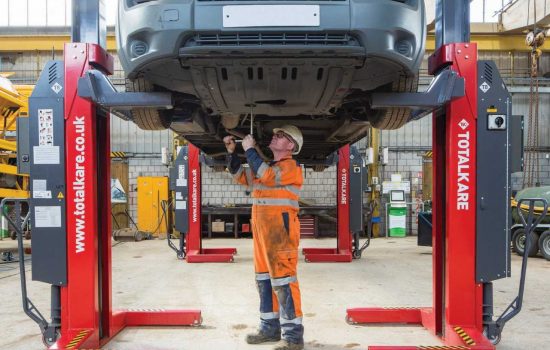 The provider of vehicle lifting solutions has announced it is on course for a record-breaking year - image courtesy of TotalKare.
