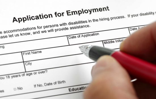 Application for employment Job application workforce - image courtesy of Depositphotos