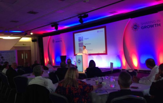 SiG's operations executive Malcolm James at the the SIG All Star Event in Nottingham.