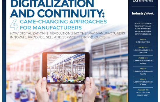 Digitalization and Continuity 4 Game-Changing Approaches for Manufacturers - ebook Dassault Systèmes