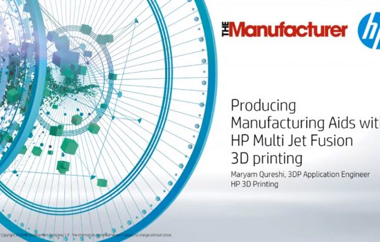 HP Webinar - Innovation at Speed: The Power of 3D Printing - Screen Grab