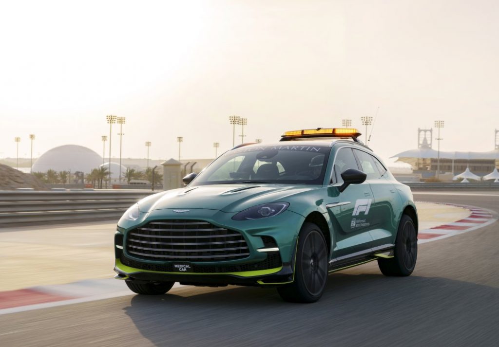 The world’s most powerful ultra-luxury SUV, DBX707, will be unveiled as an Official FIA Medical Car of Formula 1®