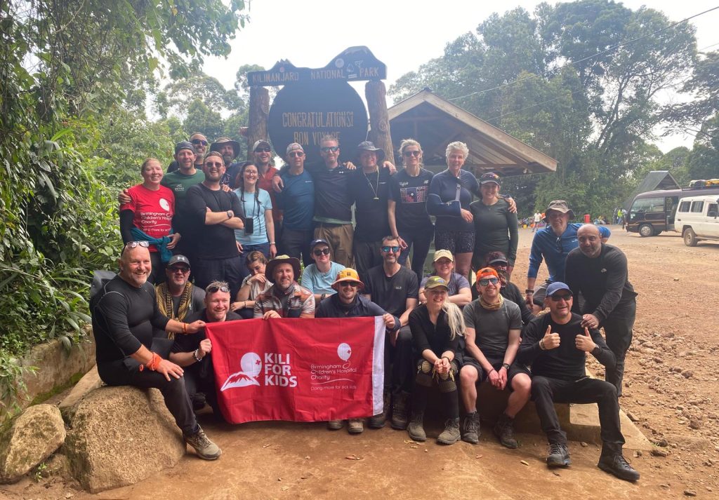 Twenty-eight hikers conquer Kilimanjaro, raising £195,000 for Birmingham children’s hospital