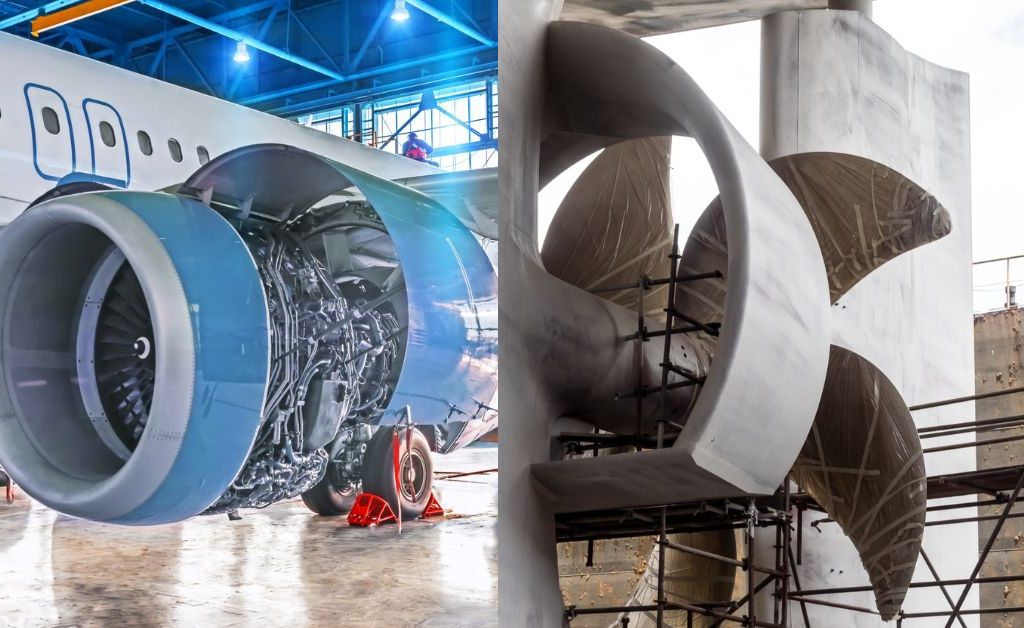 shipbuilding and aerospace