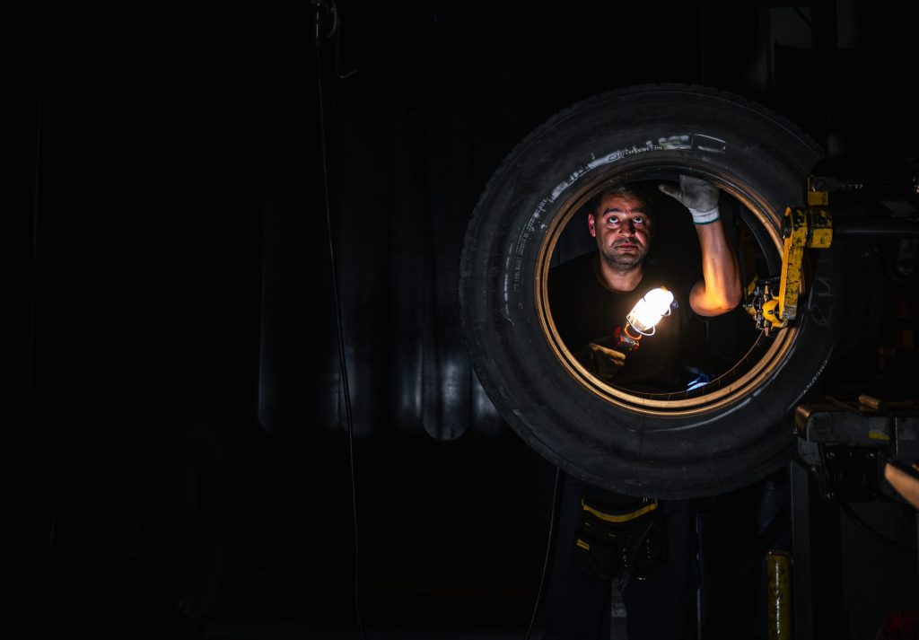 The tyre goes through a series of checks before and after it gets retreaded