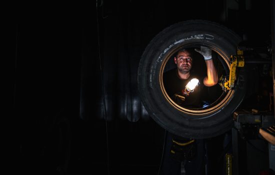 The tyre goes through a series of checks before and after it gets retreaded