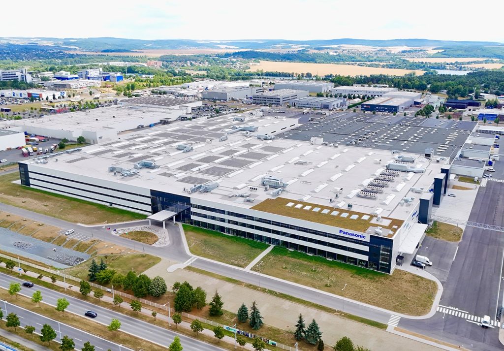 Panasonic's newly reopened Pilsen giga factory. Image credit: Panasonic.