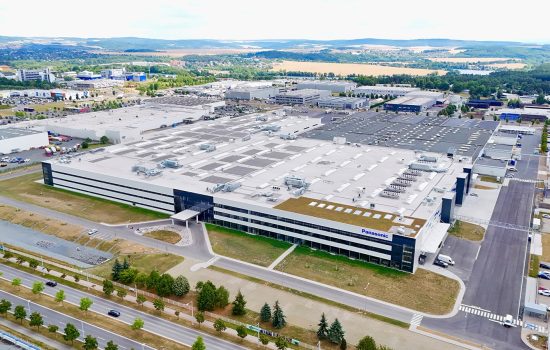 Panasonic's newly reopened Pilsen giga factory. Image credit: Panasonic.