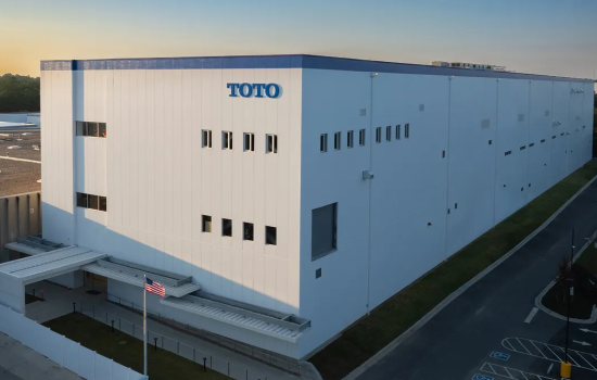 Toto's new $224m manufacturing facility in Morrow, Georgia. Image credit: Toto.