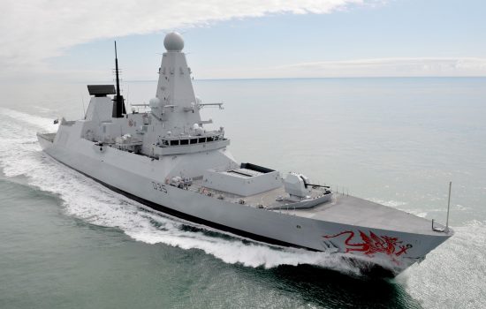 Pictured: HMS Dragon, the fourth ship of the Type 45 or Daring-class air-defence destroyers built for the Royal Navy. Image credit: LA(Phot) Nicky Wilson/MOD, OGL v1.0.