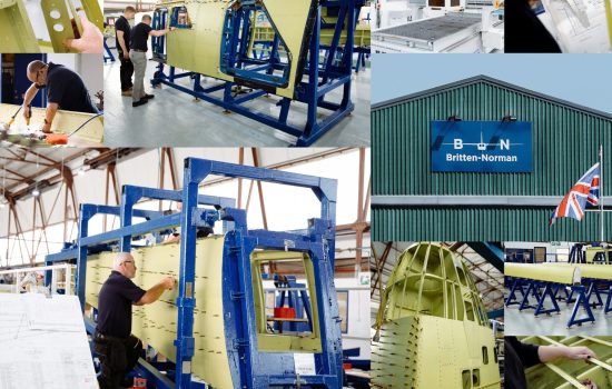 Britten-Norman Islander production collage