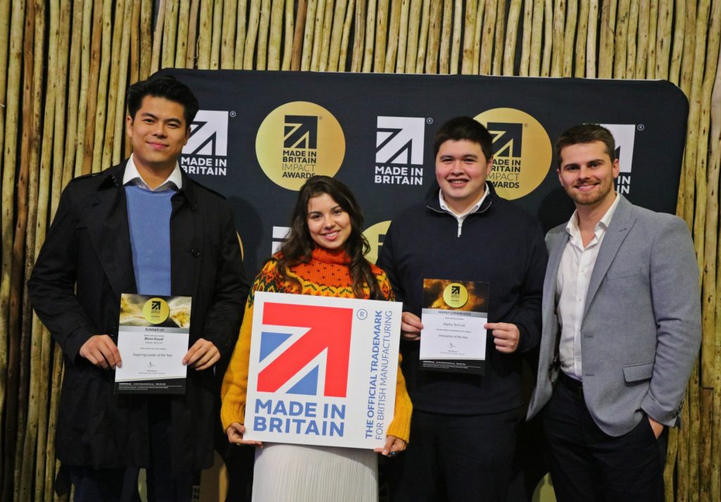 The team from Deploy Tech, which won the Innovation category at last year's Made in Britain Impact Awards.