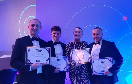 Shower power: Triton team makes a splash at Thirty-under-Thirty Awards