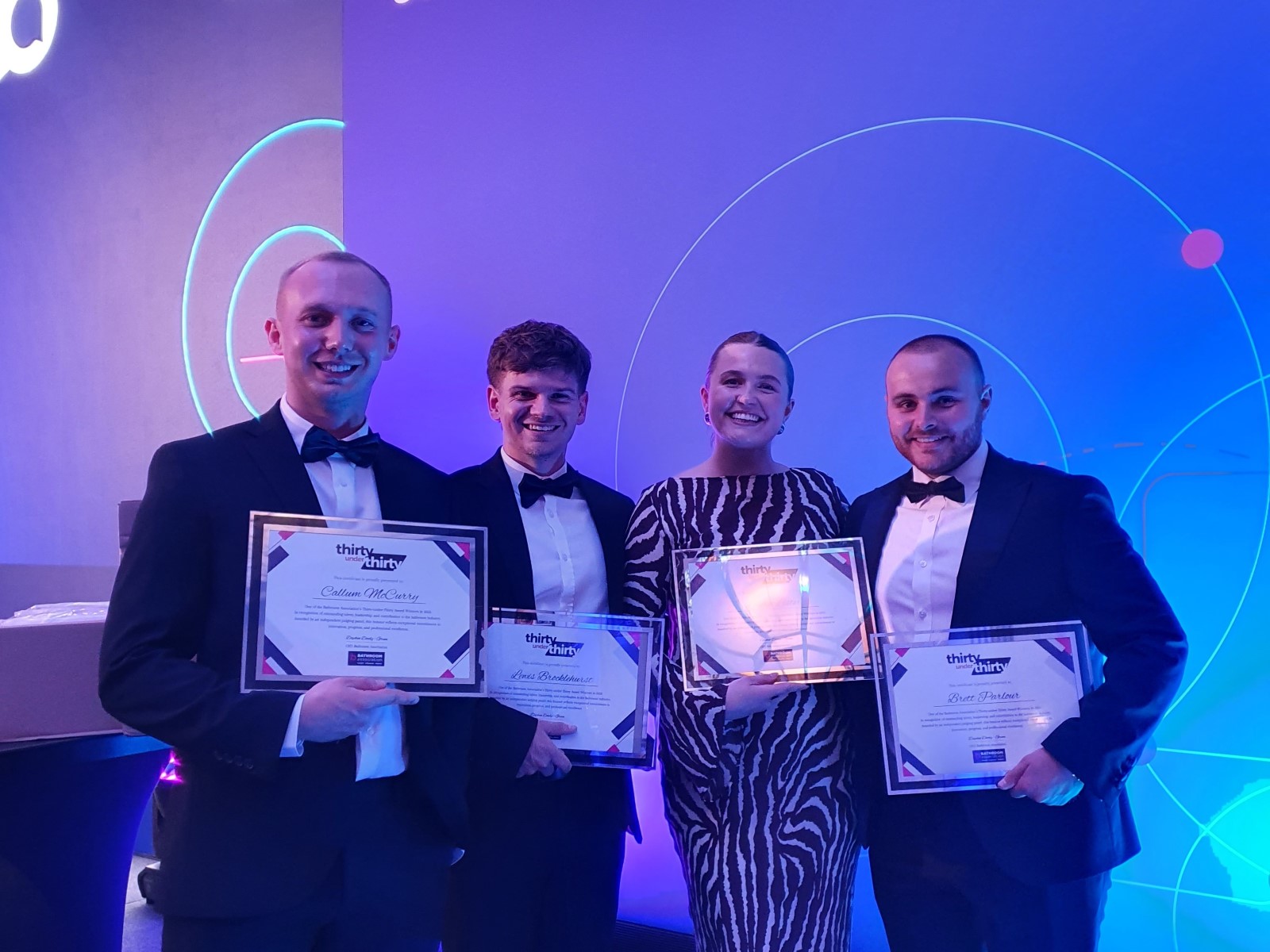 Shower power: Triton team makes a splash at Thirty-under-Thirty Awards