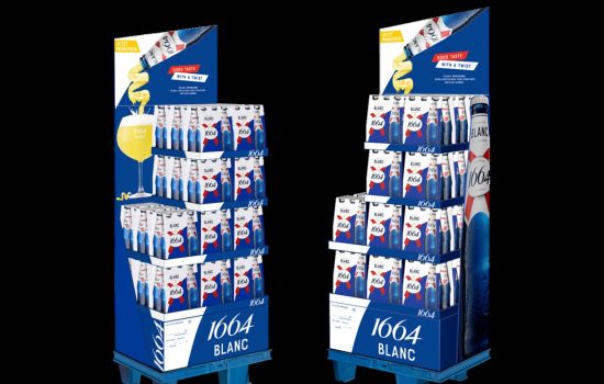 DS Smith and Carlsberg partner on fully recyclable display for 1664 Blanc launch in Germany
