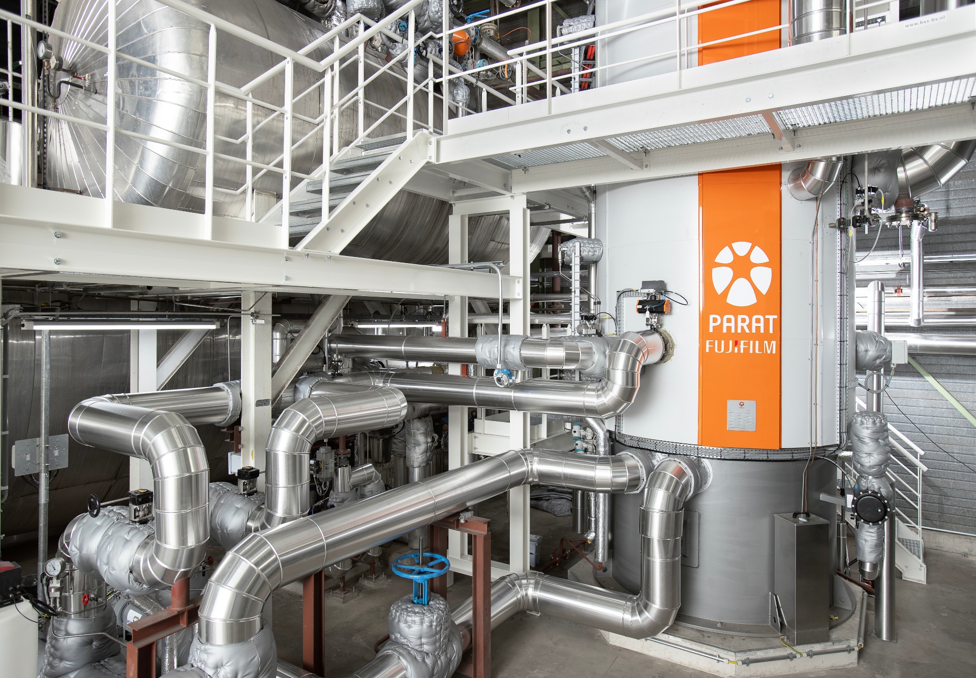 Used to produce heat and steam, the E-bolier will replace 50% of natural gas usage at the site