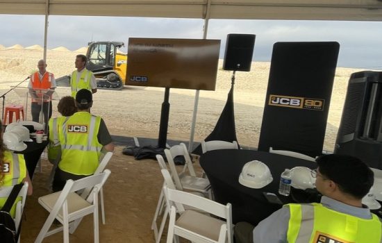 JCB San Antonio facility construction goes vertical
